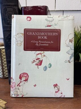 Grandmother's Memory Book to her grandchildren Keepsake Vintage Cloth hardcover